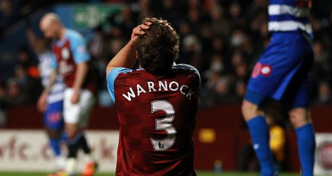 Stephen Warnock: Has called for Villa's young side to fight their way out of the mire