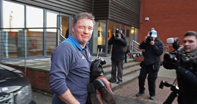Ally McCoist: Rangers manager is set to meet the club's administrators on Thursday