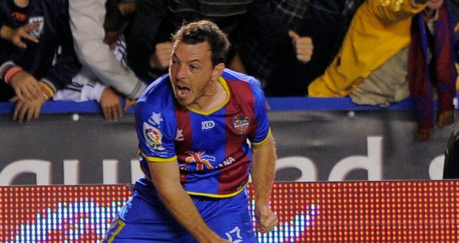 Ruben Suarez: Late hero for Levante