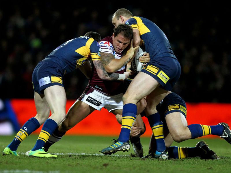 But Brian McDermott's side stood firm in defence, only conceding one try - to scrum-half Daly Cherry-Evans - in the second half.