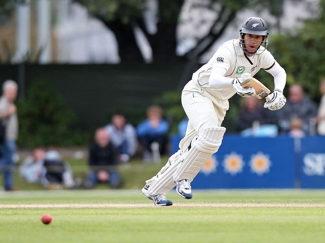 Ross Taylor: Unbeaten on 48 at stumps
