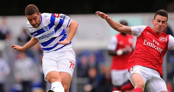 Adel Taarabt: QPR man broke his Premier League duck with the opening goal in their 2-1 win over Arsenal