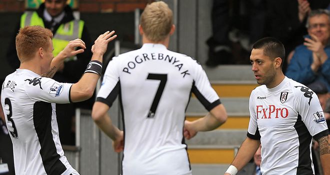 Clint Dempsey: His goal against Norwich equalled Louis Saha's Fulham record of 13 goals in a season