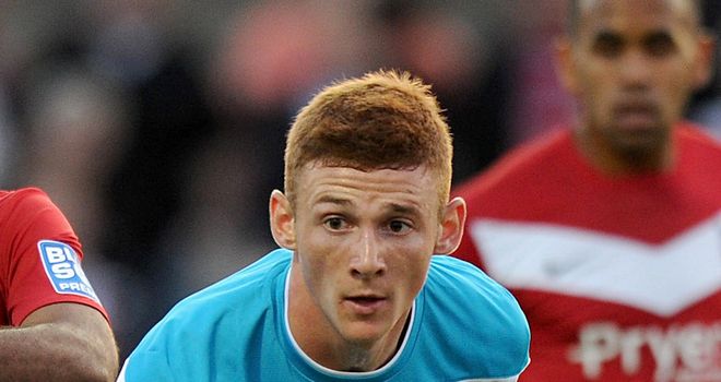 Jordan Cook: At the double for Carlisle against MK Dons