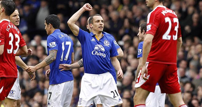 Leon Osman has saved his best football for this season according to Everton team-mate Leighton Baines