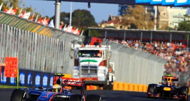 Hamilton: Had to hold off Webber in the closing stages