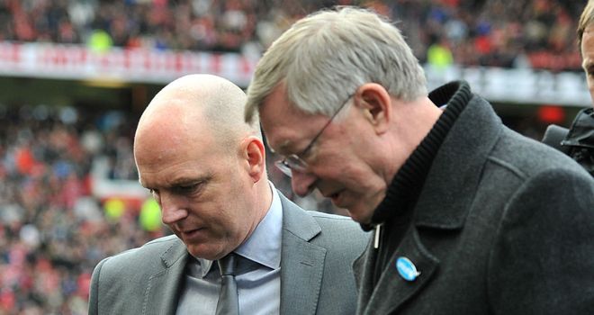 Steve Kean and Sir Alex Ferguson: Set to go head-to-head on Monday night