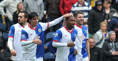 Hoilett: Celebrates goal at Ewood