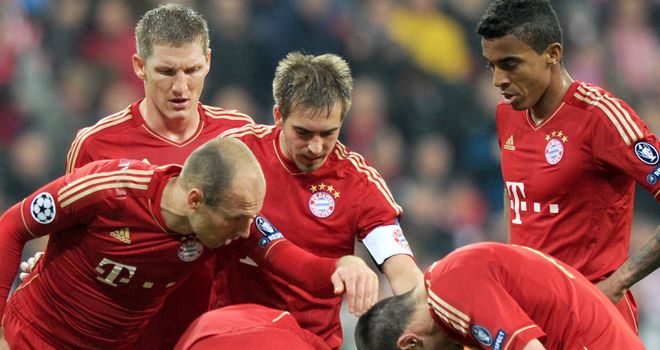 Arjen Robben and Franck Ribery: The pair suffered a much-publicised dressing room bust-up in April