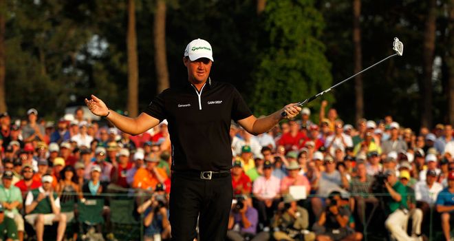 Peter Hanson: Surrendered overnight lead to finish joint third