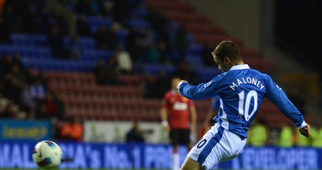 Shaun Maloney: Could return to the Wigan squad along with striker Hugo Rodallega following respective knee injuries