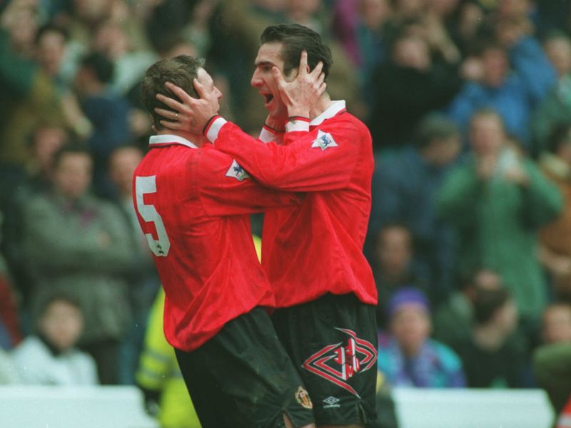 Pictures from Eric Cantona's career at Manchester United, 20 years since he joined the Red Devils.