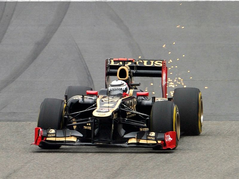 Kimi sends the sparks flying