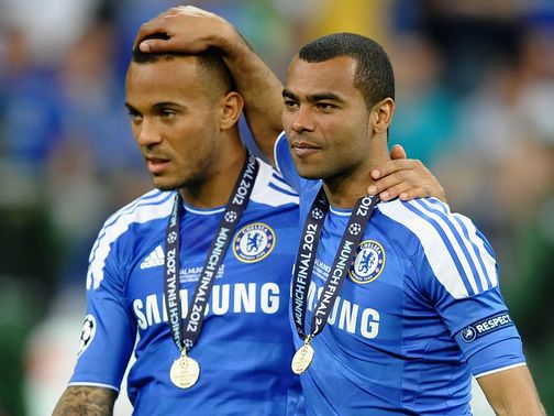 Bertrand (left) is happy to see Cole (right) stay at Chelsea