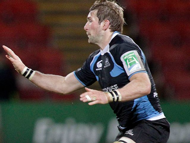 John Barclay: Crossed for Glasgow try