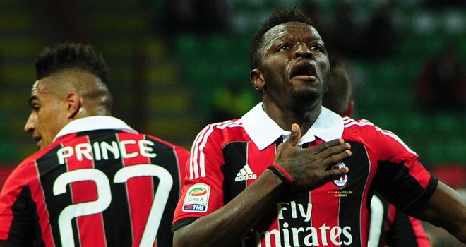 Sulley Muntari: Sidelined for six months