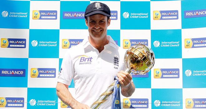 In his hands: Strauss' side must win the series to stay number one in the world
