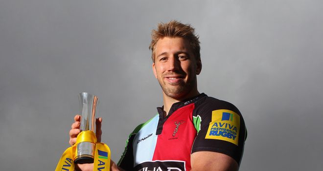 Chris Robshaw: winner of the Aviva Premiership Player of the Season award