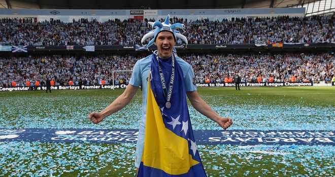 Edin Dzeko: Planning on sticking around at the Etihad Stadium