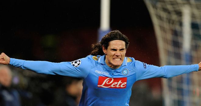 Edinson Cavani: Napoli have not yet been tempted to sell the striker
