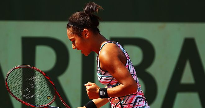 Heather Watson: dropped just six games on her way into the second round