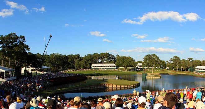 The iconic 17th hole