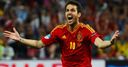 Fabregas: Celebrates the winning penalty
