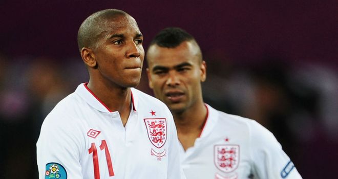 Twitter attacks: Ashley Cole and Ashley Young have been subjected to alleged abuse after missing penalties