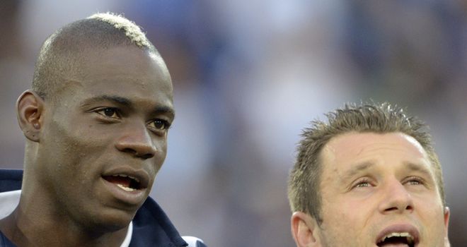 Mario Balotelli and Antonio Cassano: The pair are likley starters against Spain