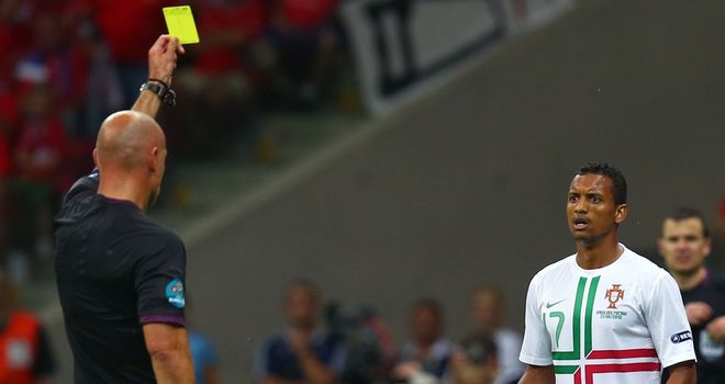 Nani: The winger has become a perfect foil for Ronaldo as Portugal edge towards Euro 2012 title