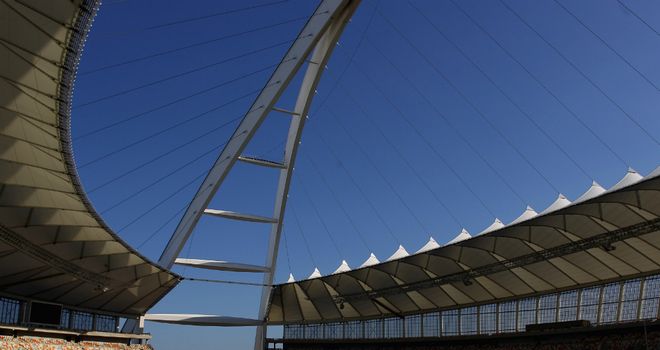 The Moses Mabhida Stadium, venue for one of Manchester United's pre-season games in South Africa