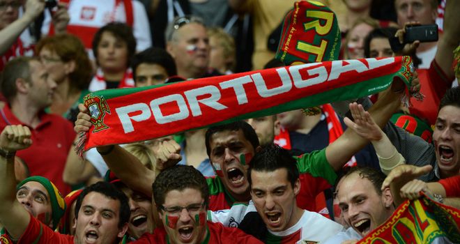 Portugal supporters saw their side edge out the Czech Republic to reach the semi-finals of Euro 2012