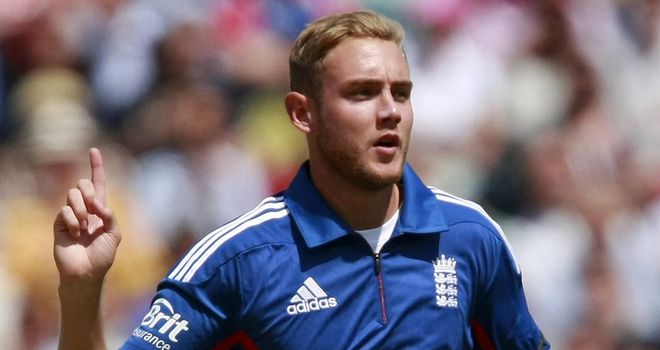 Stuart Broad: turns 26 on Sunday