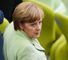 Angela Merkel: The German Chancellor was at the PGE Arena to watch the victory over Greece