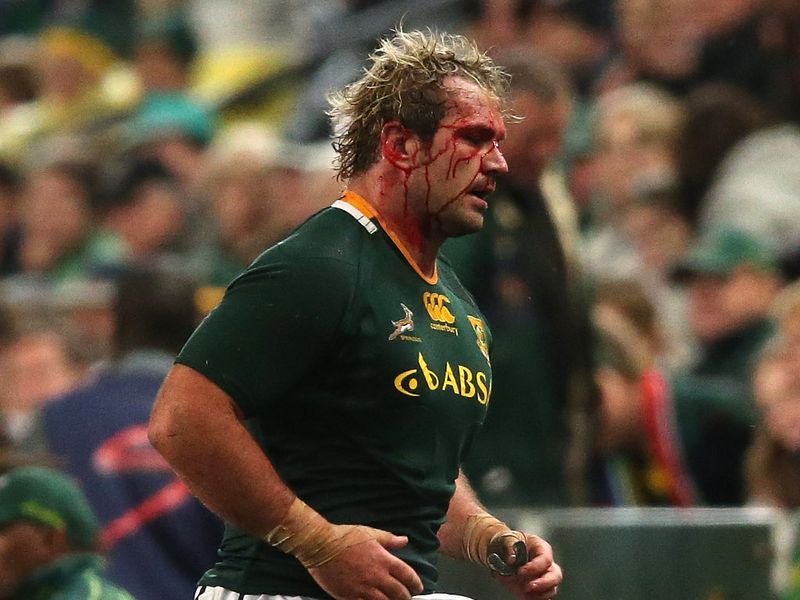 Jannie du Plessis needed some time in the blood bin