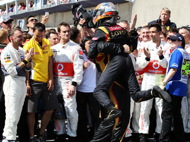 Romain Grosjean was delighted with second