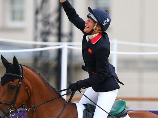 Mary King: Celebrates clear round