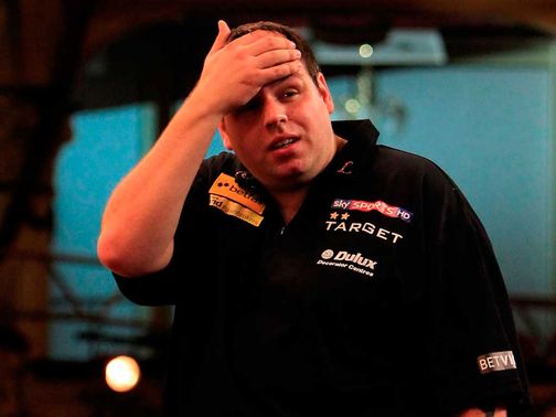 Lewis: Eliminated from Grand Slam of Darts