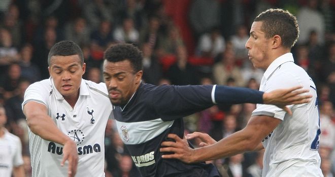 Ajose: In action against Spurs