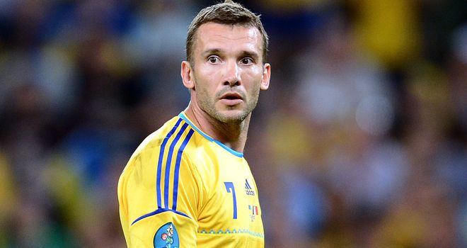 Andriy Shevchenko: Offered the top job by Ukraine's football federation