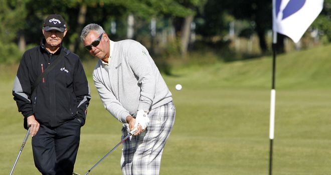 Darren Clarke: The defending champ goes off at 09:09