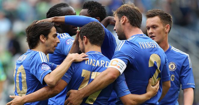 Winning start: Chelsea began pre-season tour of USA with victory in Seattle