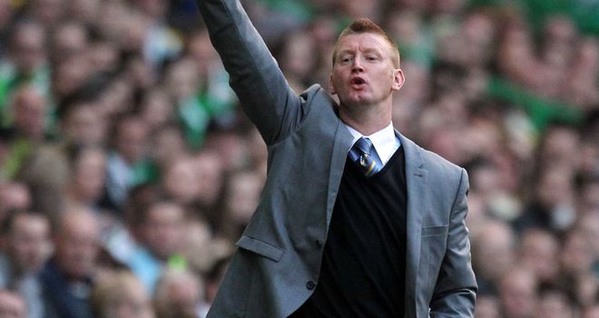 Lomas: Watched his side fall to a 2-0 defeat
