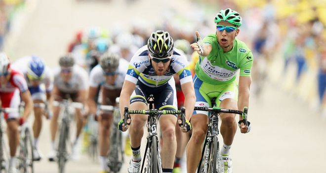 Matthew Goss (C): Was adjudged to have blocked Peter Sagan