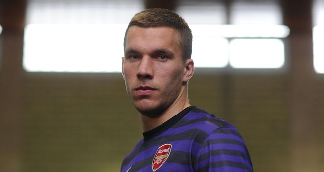 Lukas Podolski: The forward was competing with Germany at Euro 2012