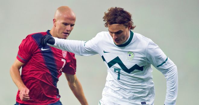 Nejc Pecnik (right): Slovenia midfielder is joining Sheffield Wednesday on a free transfer
