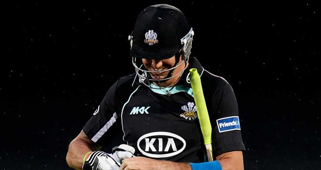 Kevin Pietersen: Out first ball in first Surrey start