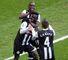 Demba Ba, Papiss Cisse and Yohan Cabaye: Newcastle trio will not feature against Maritimo
