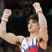 Kuhei Ichimura is pleased with his performance on the Horizontal Bars as Japan push for medals