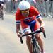 Lars-Petter Nordhaug was very active before being held up behind a crash